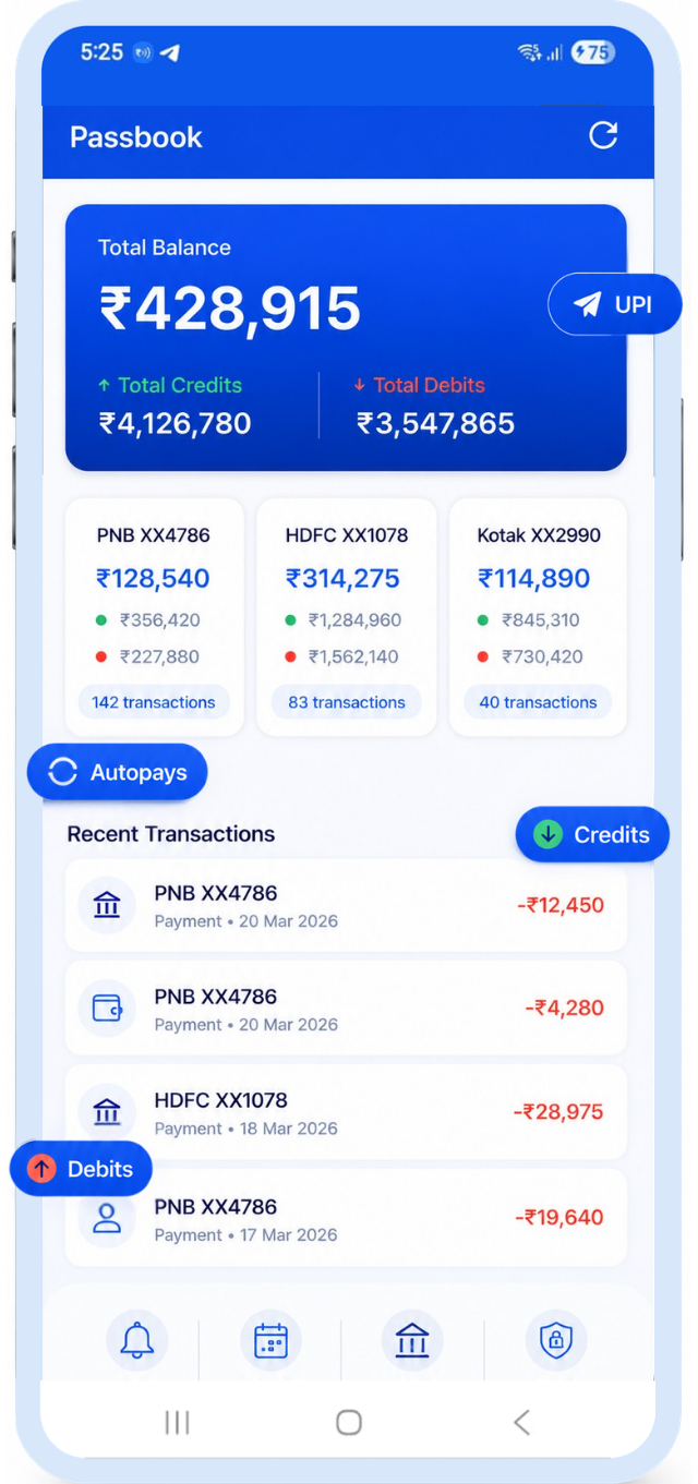 AutoPay Manager Mockup